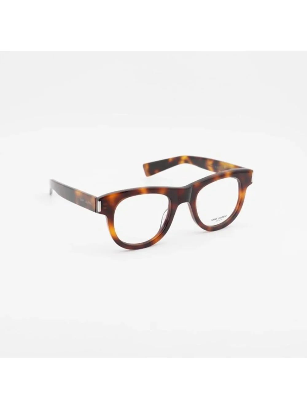 Saint Laurent SL571 OPT 003 Eyeglasses Havana 49mm Round Frame